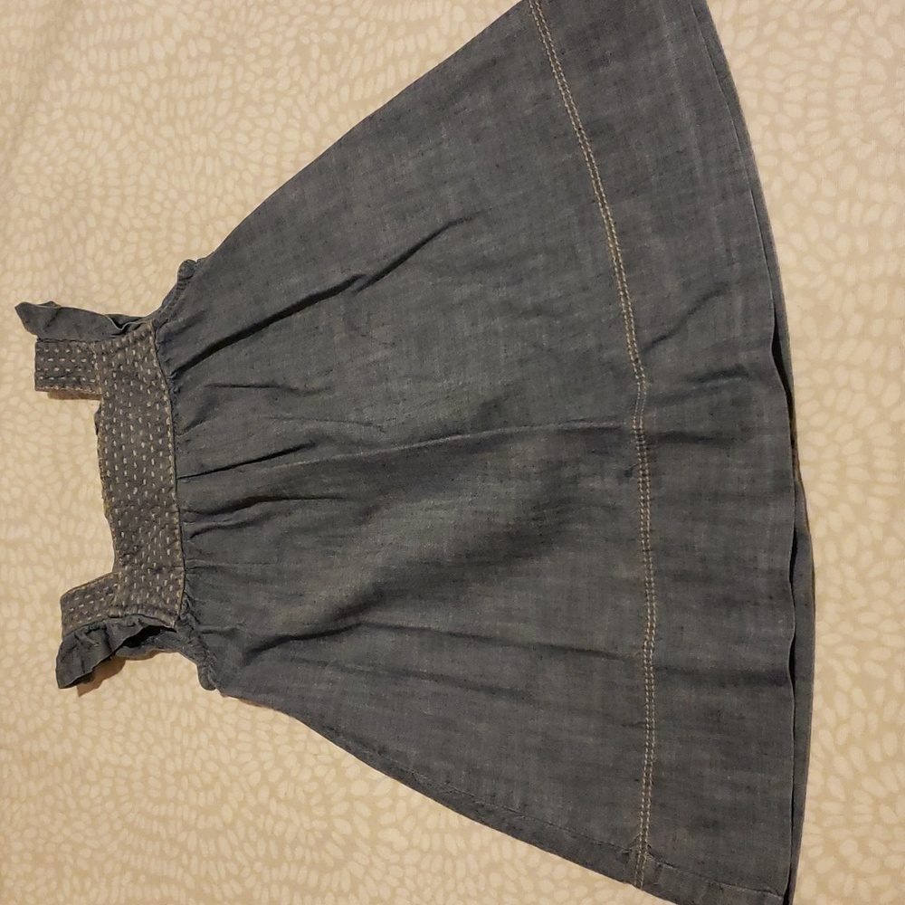 Baby Gap Denim Jean Tank Dress Size 12-18M
